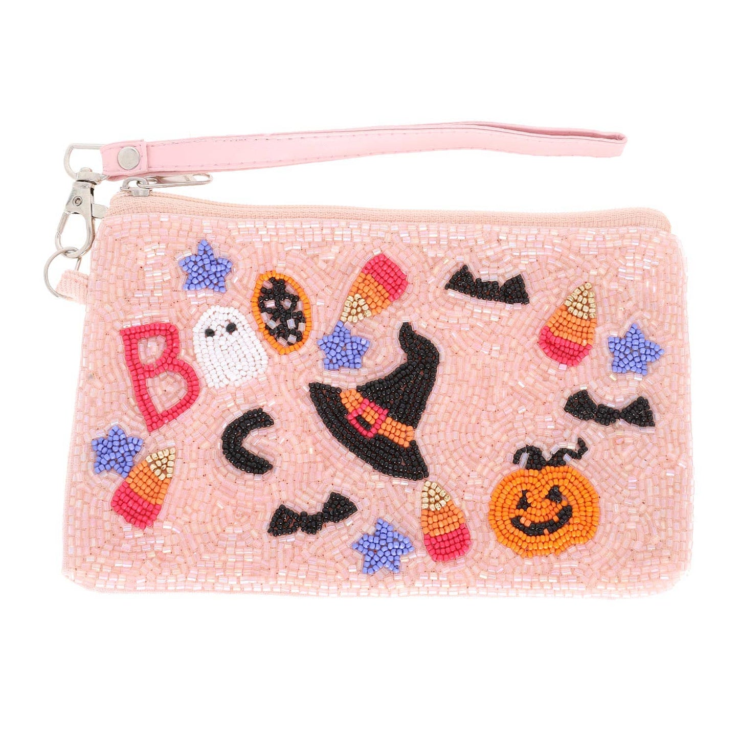 Boo Halloween Wristlet