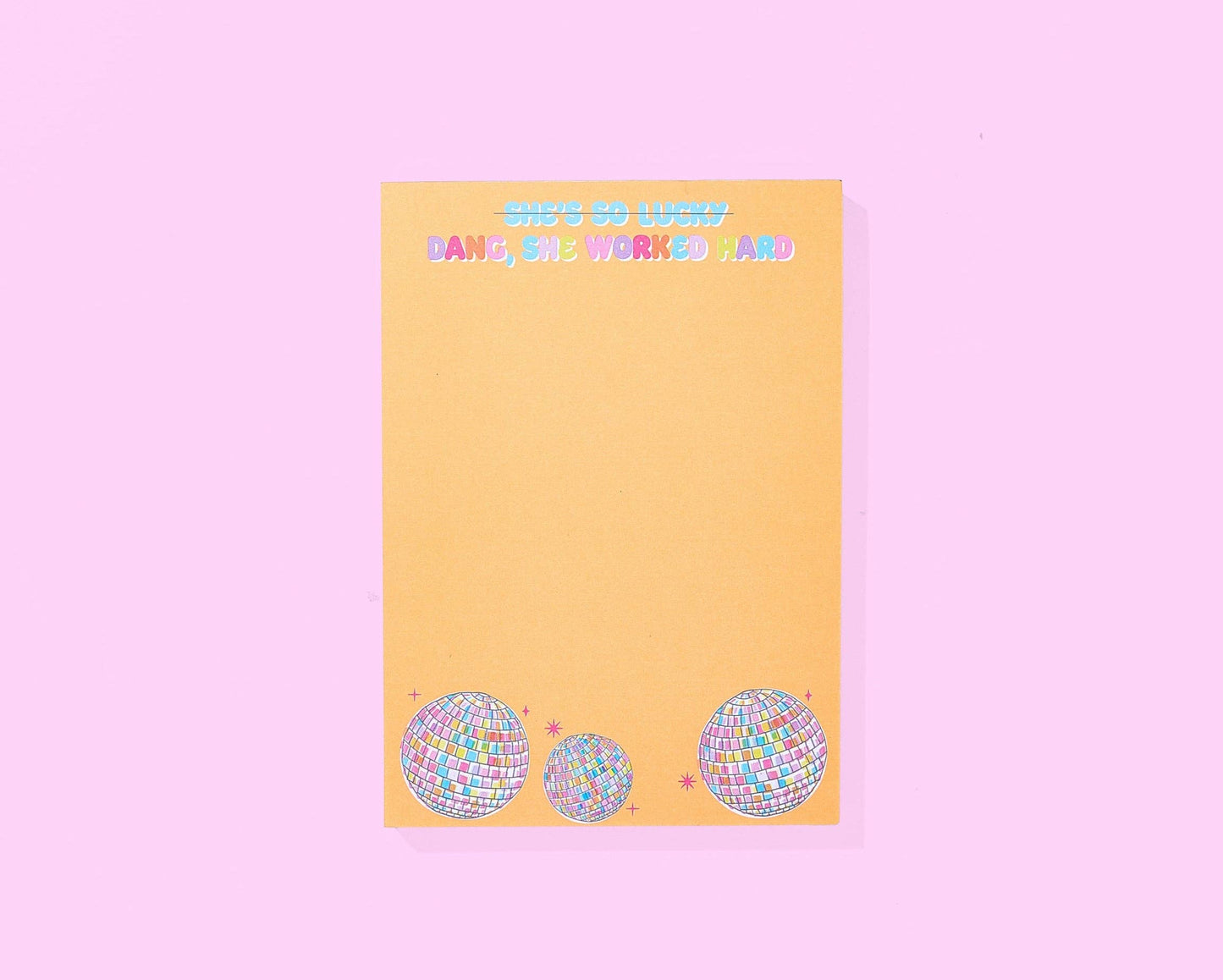 Disco Ball Notepad with Magnet