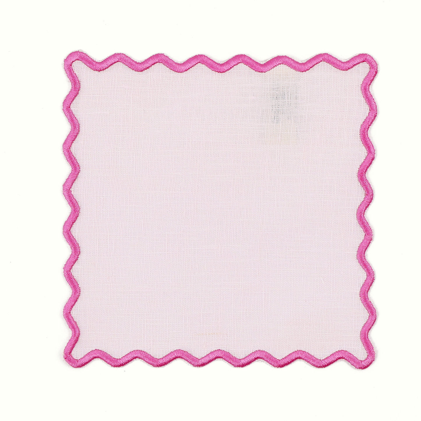 Pink Linen Square Cocktail Napkins