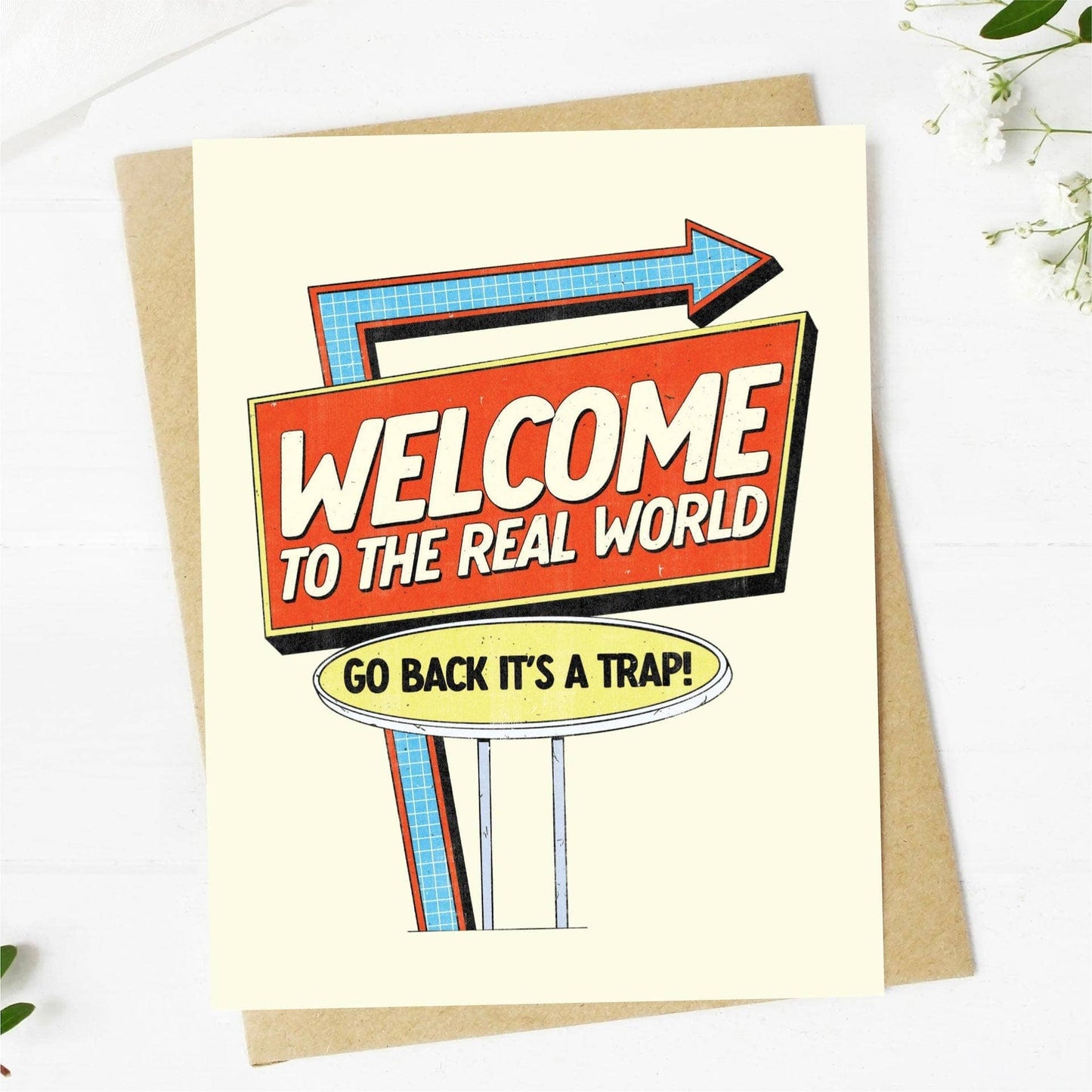 Real World Graduation Card