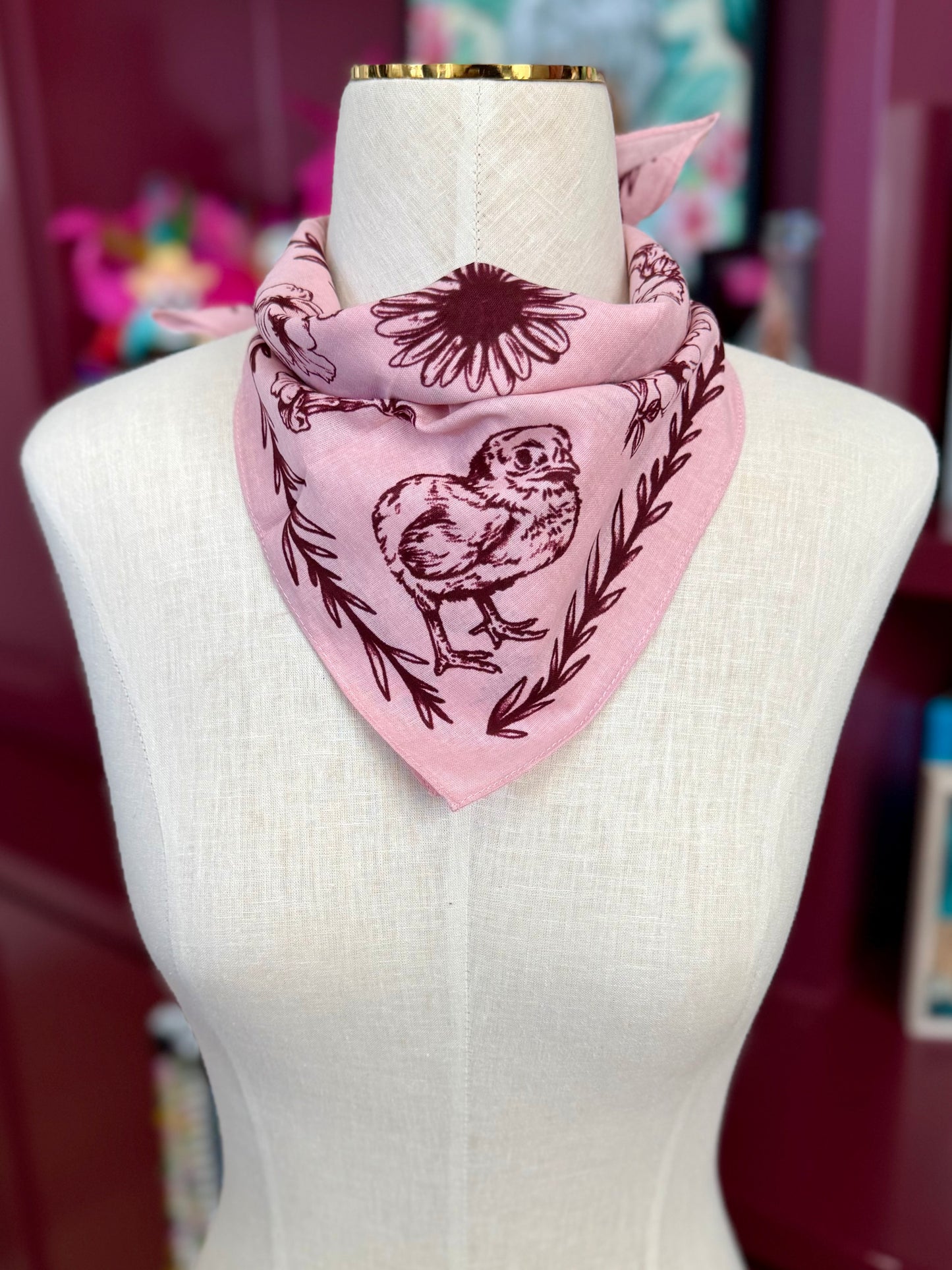 Classic Paisley & Floral 100% Cotton Bandana