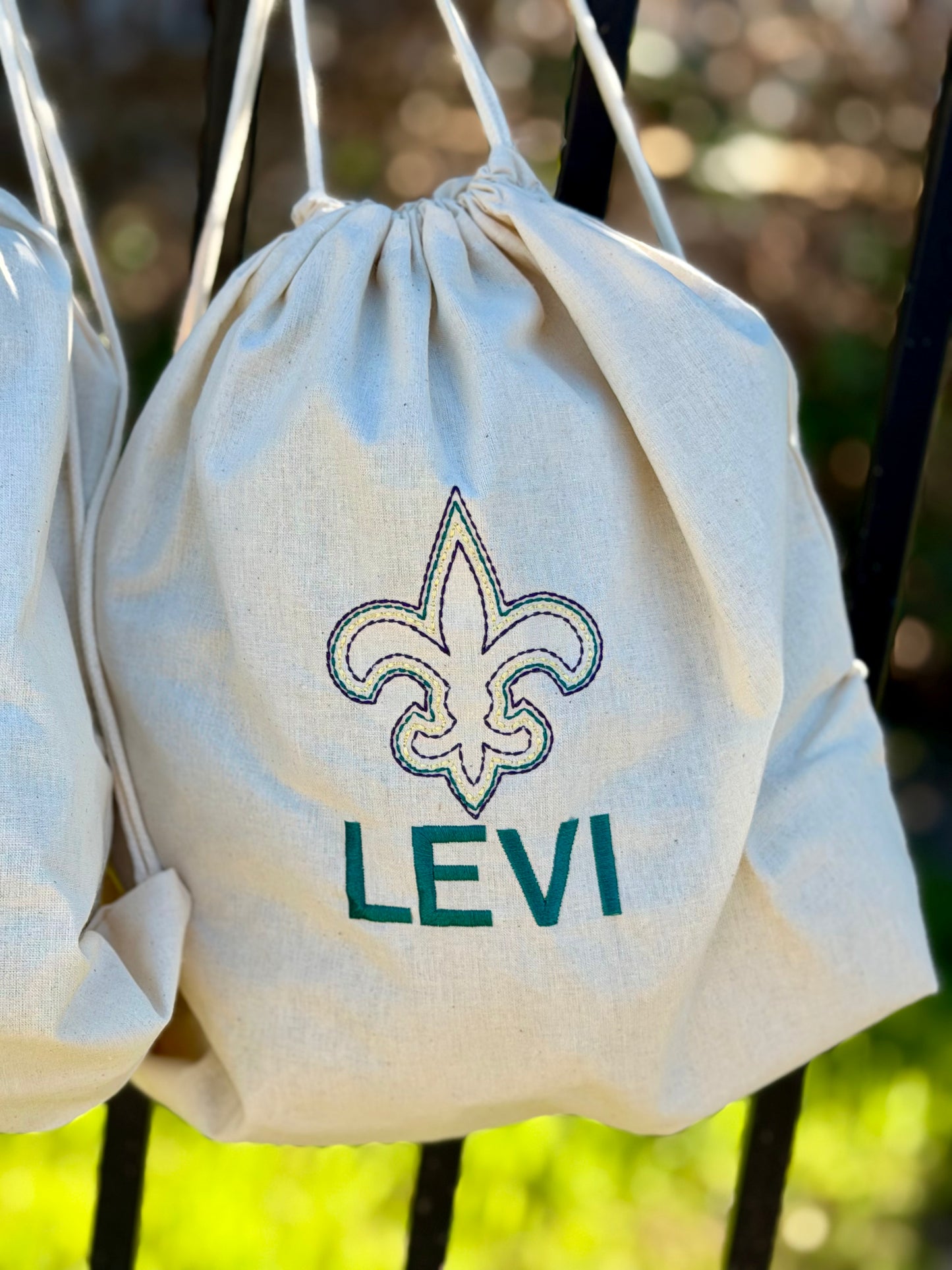 Mardi Gras Drawstring Backpack