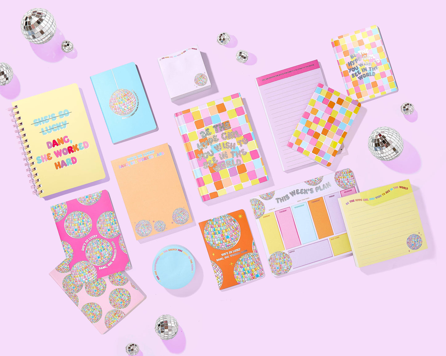 Disco Ball Sticky Note Pads