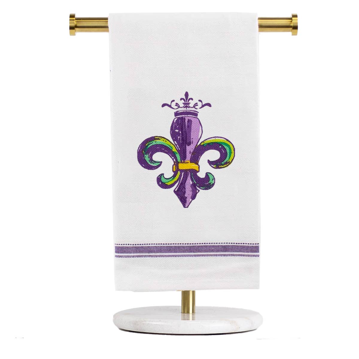 Krewe Fleur de Lis Hand Towel