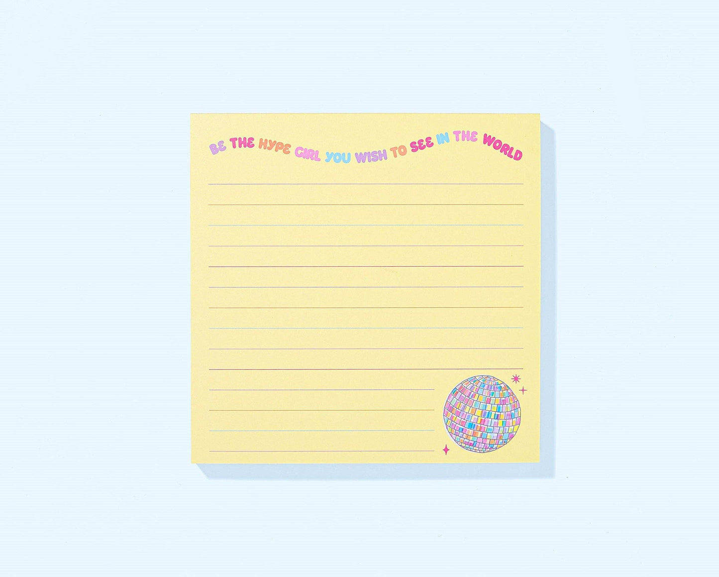 Disco Ball Square Notepad