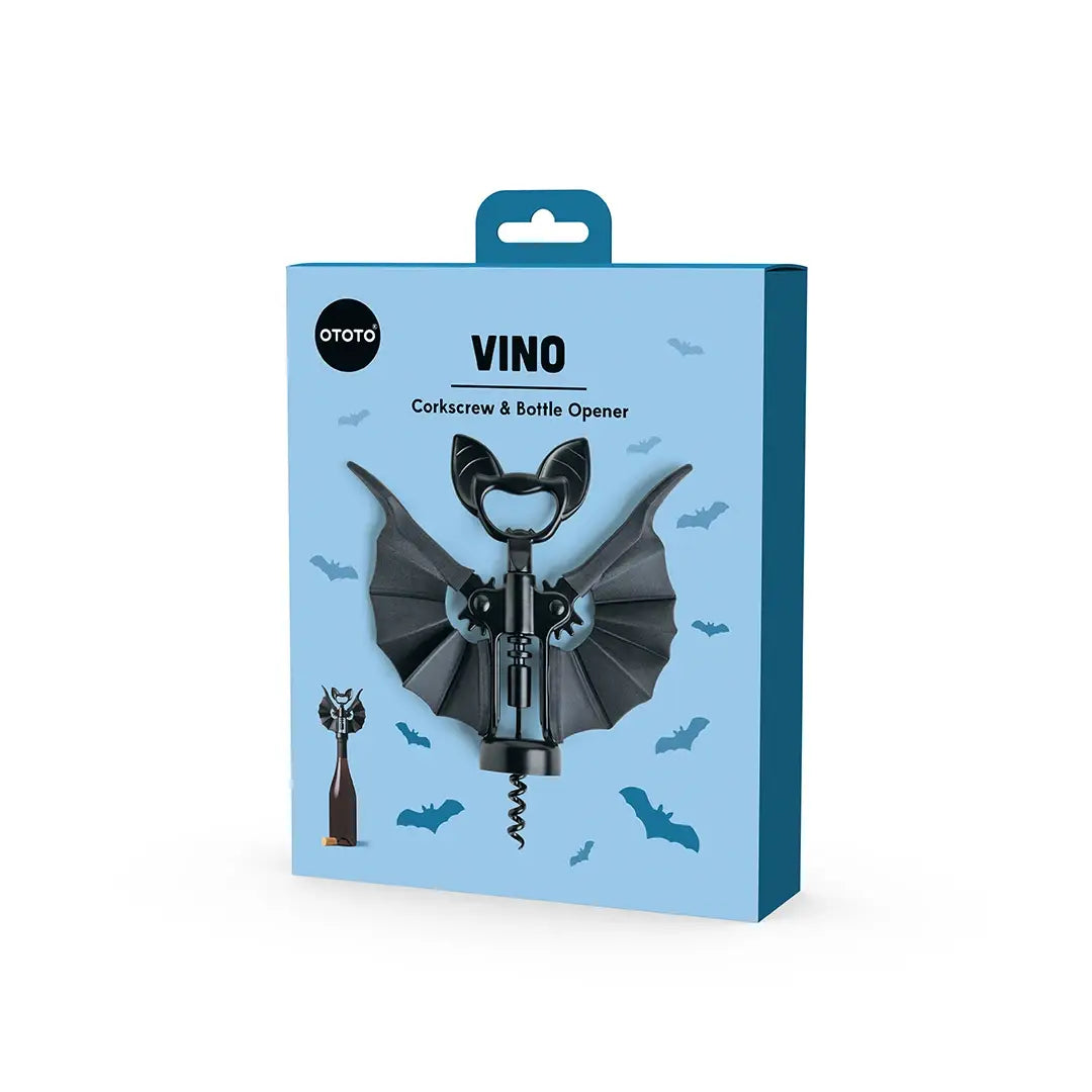 Vino Spooky Bat Wine and Beer Opener