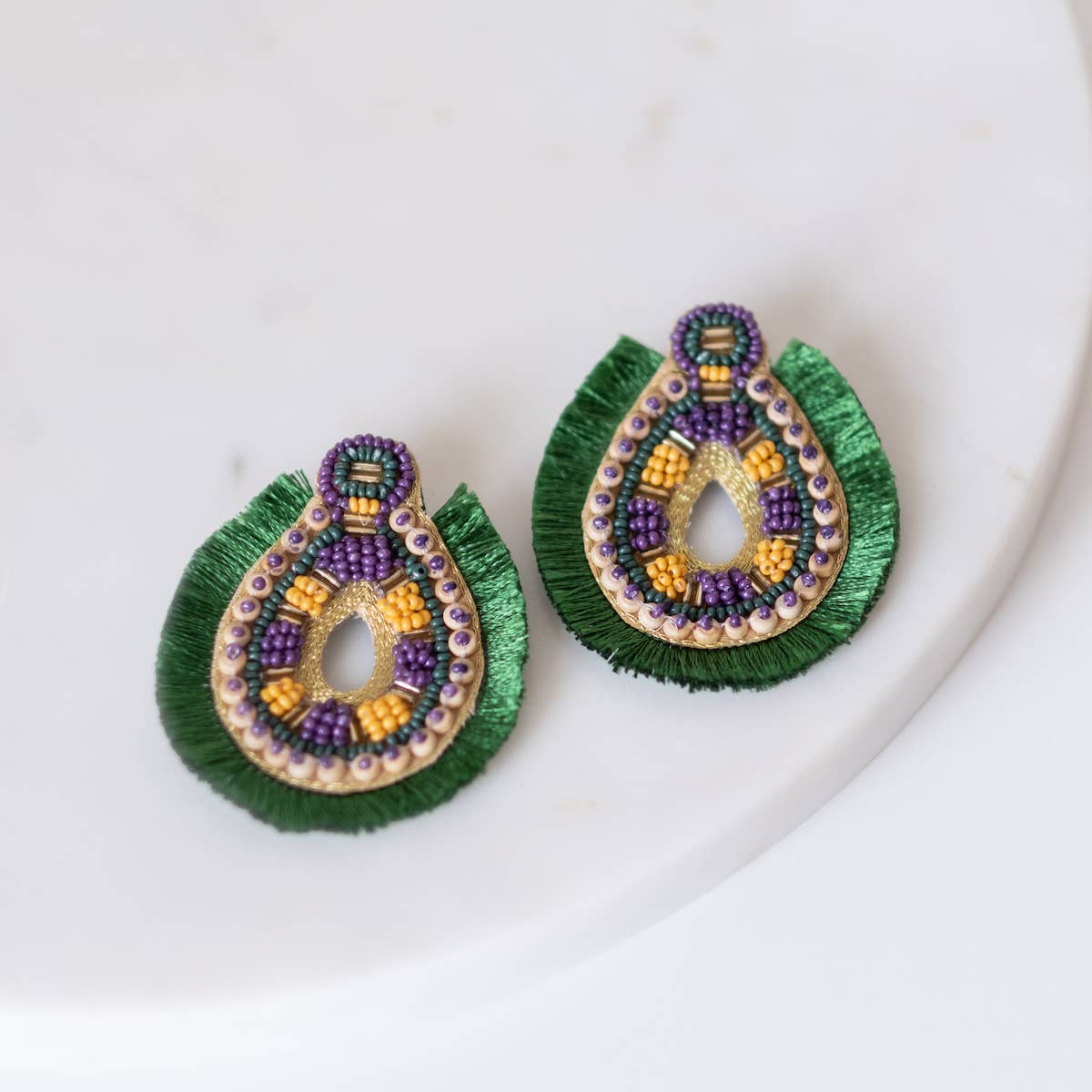 Krewe Fringe Earrings