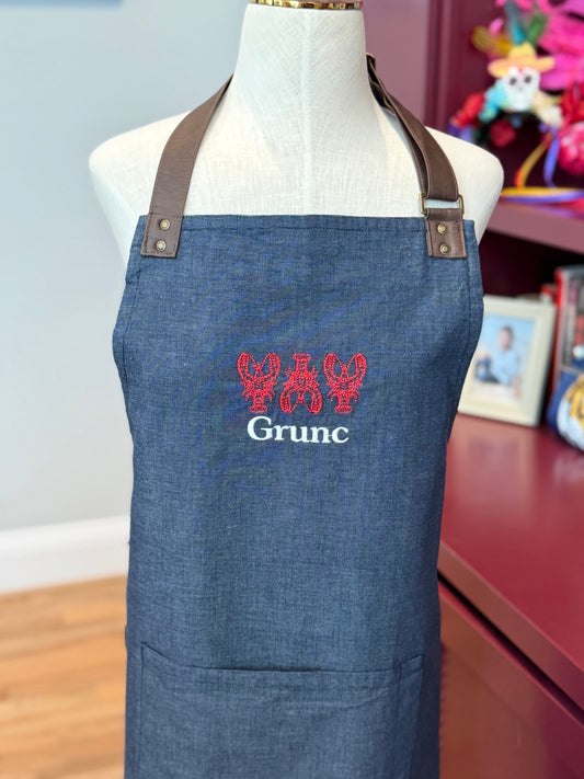 Personalized Crawfish Apron