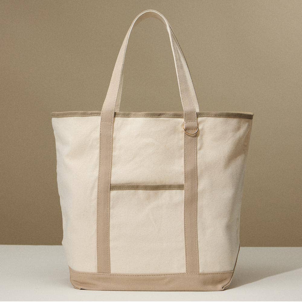 Large Classic Canvas Tote Bag