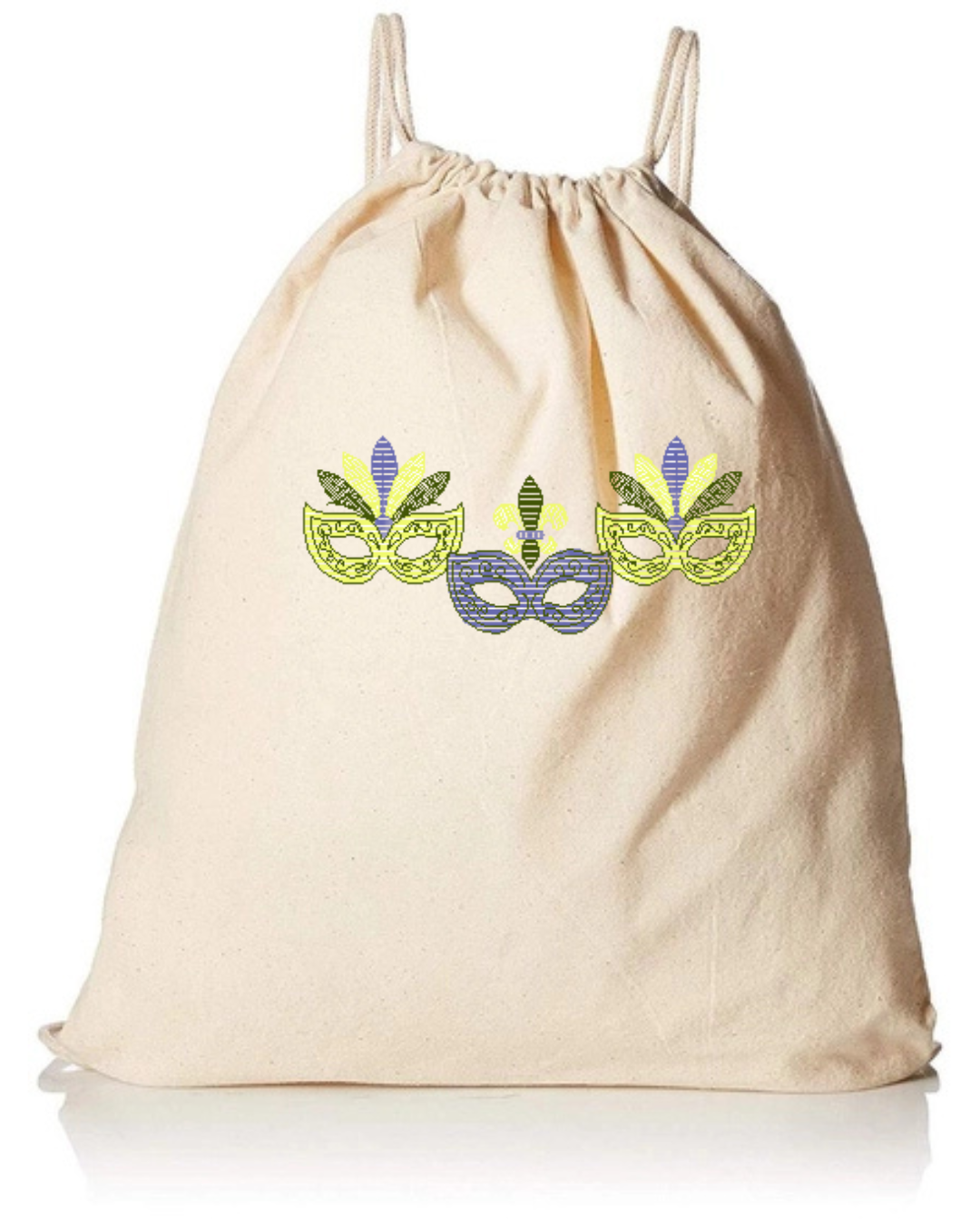 Mardi Gras Drawstring Backpack