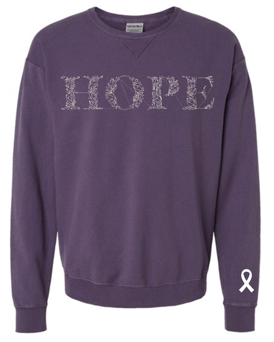 HOPE Floral Crewneck Sweatshirt - Standard