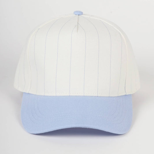 Custom Embroidered Pinstripe Baseball Cap