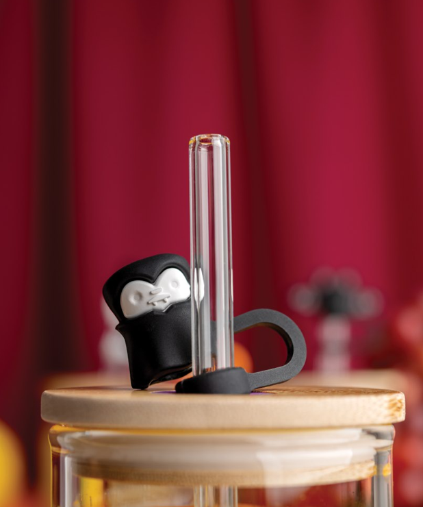 Boo Team Halloween Straw Topper Set