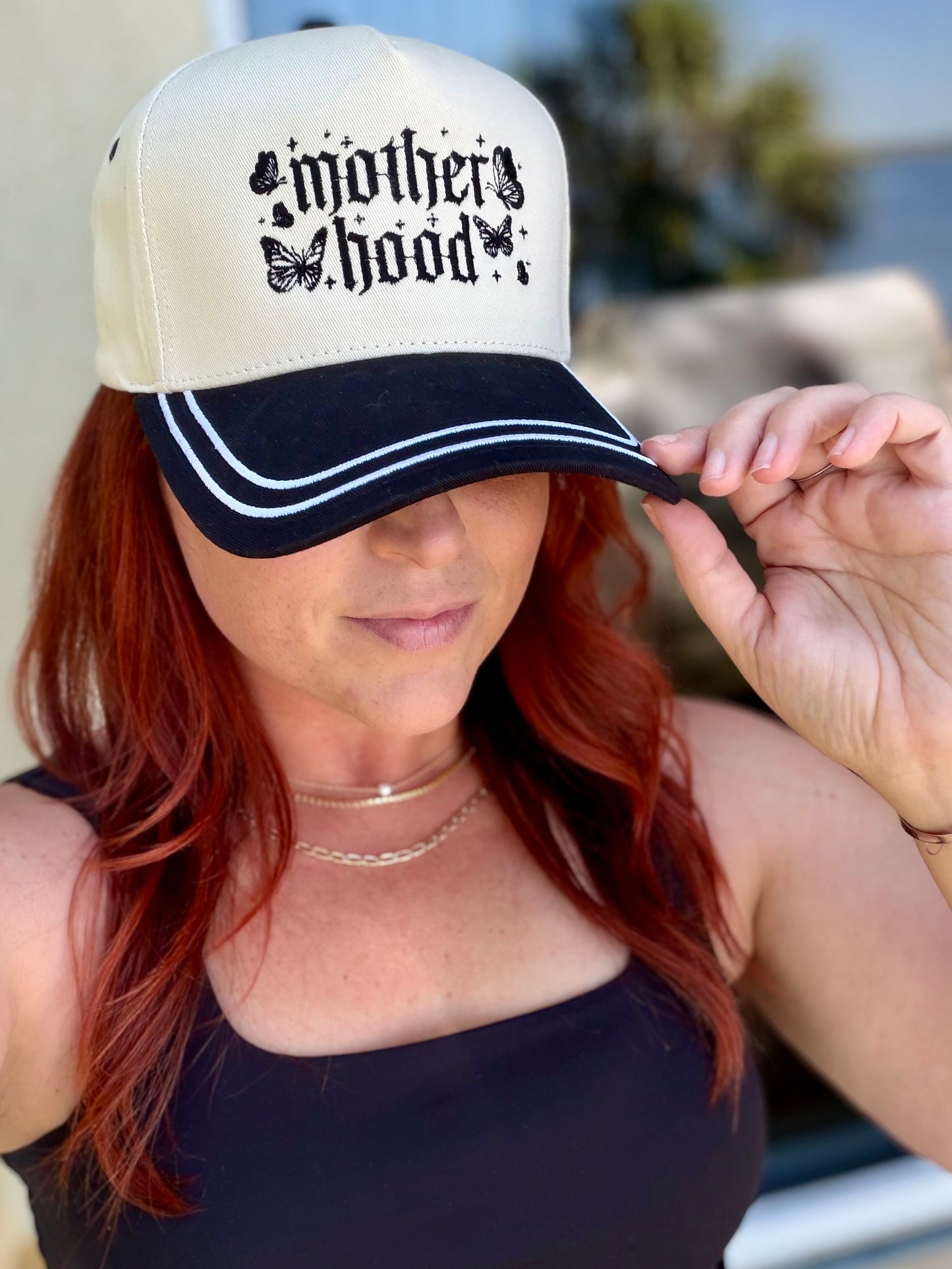 Motherhood Embroidered Hat