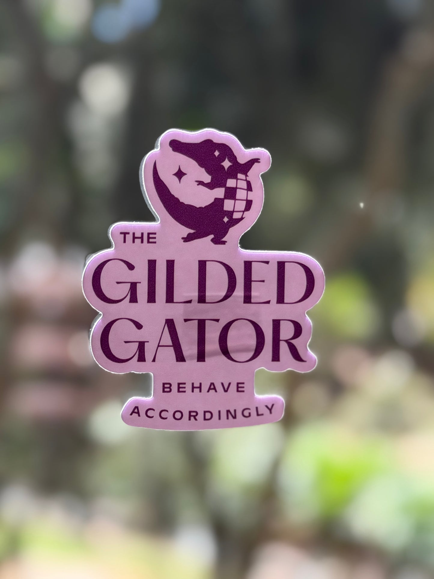 The Gilded Gator Logo - 3”x3”