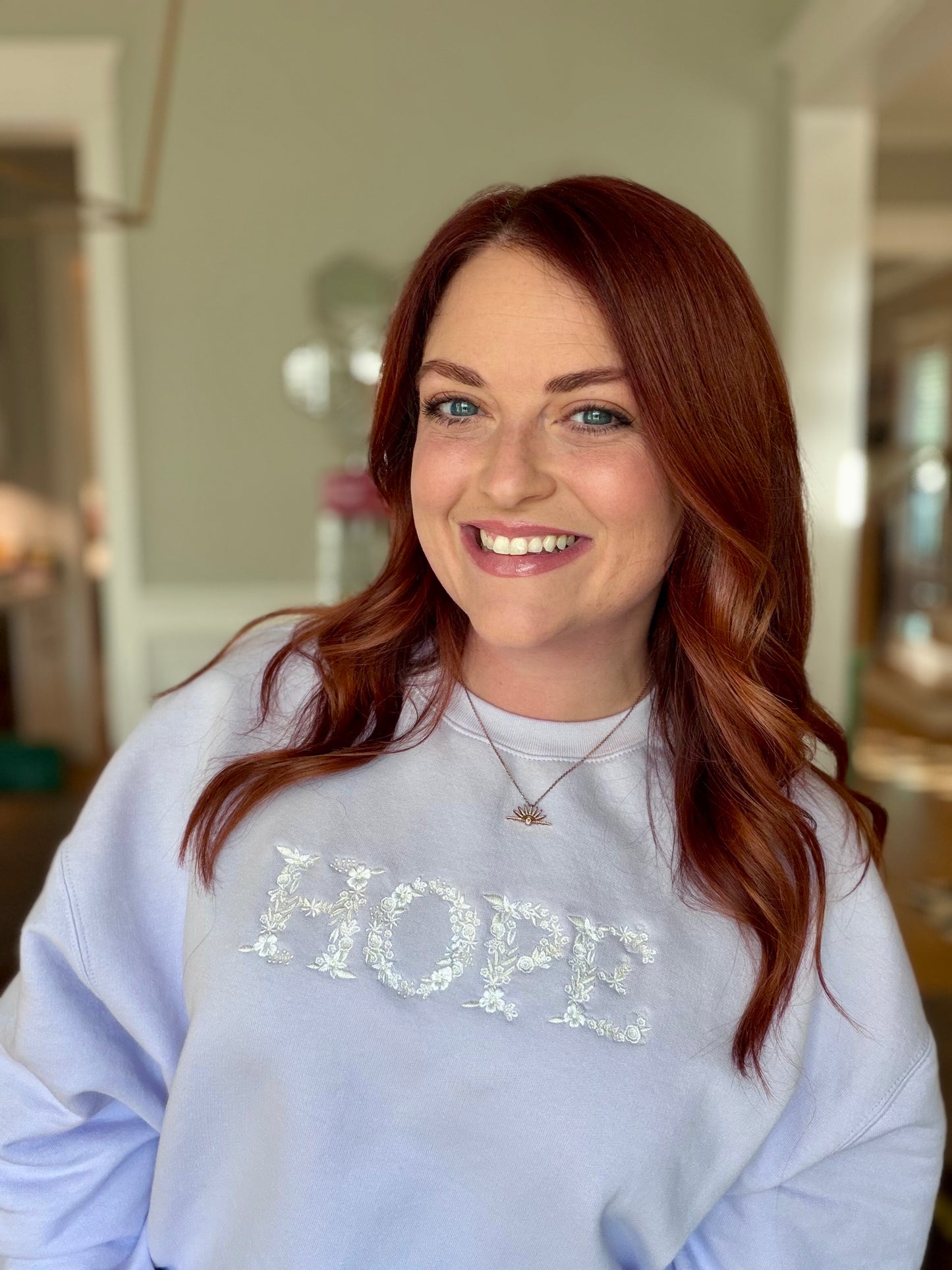 HOPE Floral Crewneck Sweatshirt - Premium