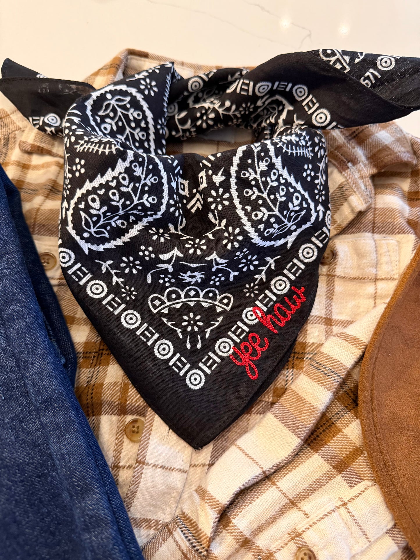 Classic Paisley & Floral 100% Cotton Bandana