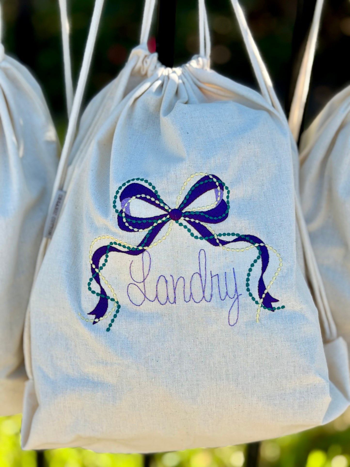 Mardi Gras Drawstring Backpack