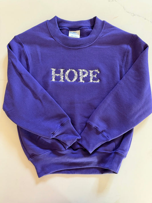 YOUTH Hope Crewneck Sweatshirt – For Jessica