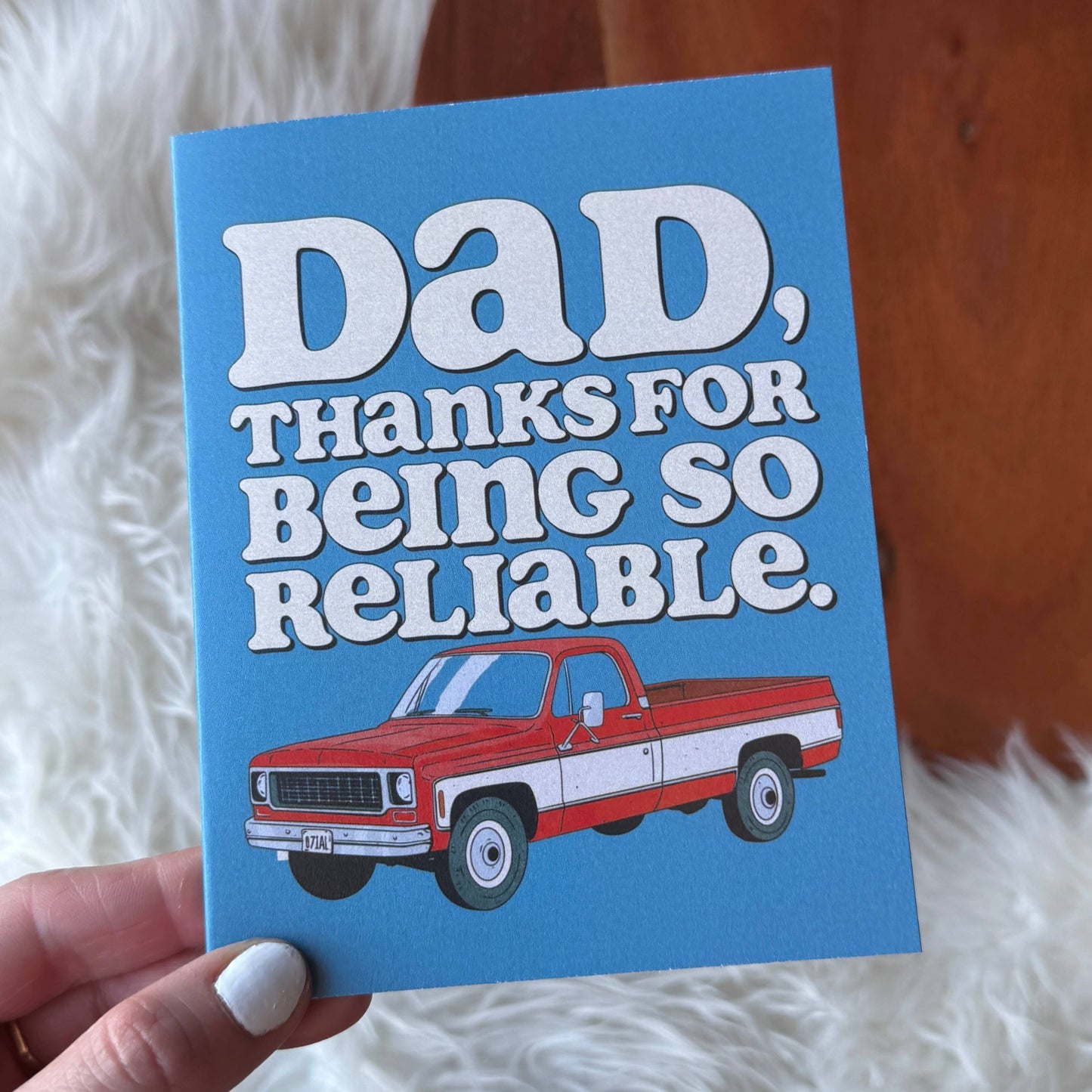 Reliable Truck Father's Day Card