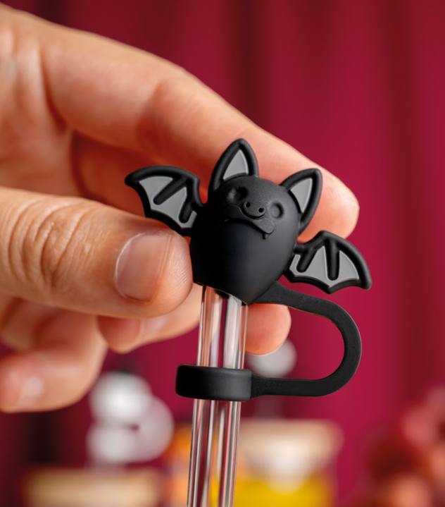 Boo Team Halloween Straw Topper Set