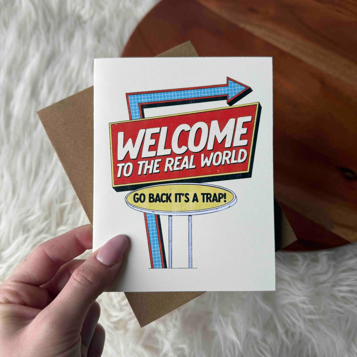 Real World Graduation Card