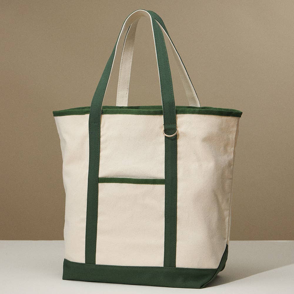 Large Classic Canvas Tote Bag