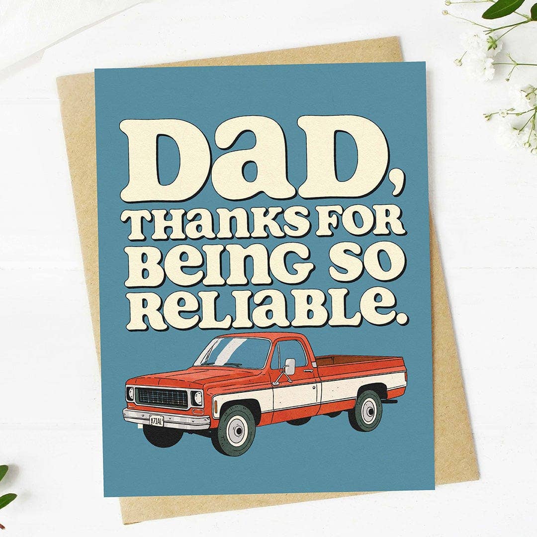 Reliable Truck Father's Day Card