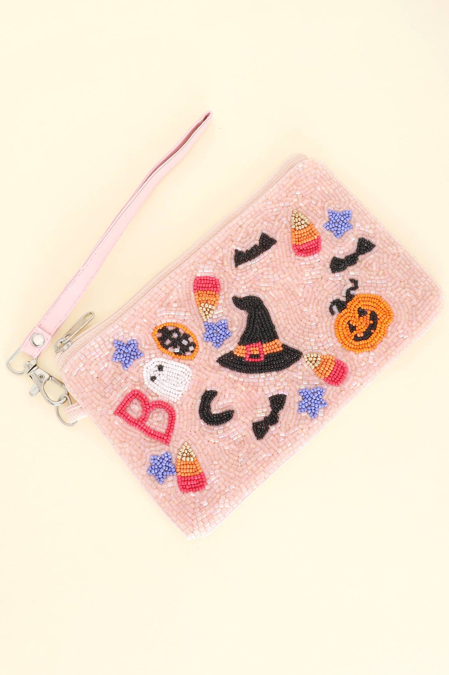 Boo Halloween Wristlet