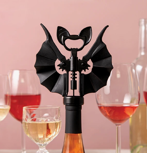 Vino Spooky Bat Wine and Beer Opener