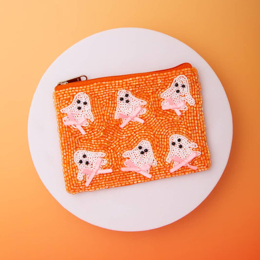 Ghost Halloween Coin Bag