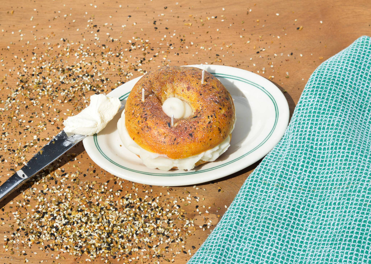 Everything Bagel Candle