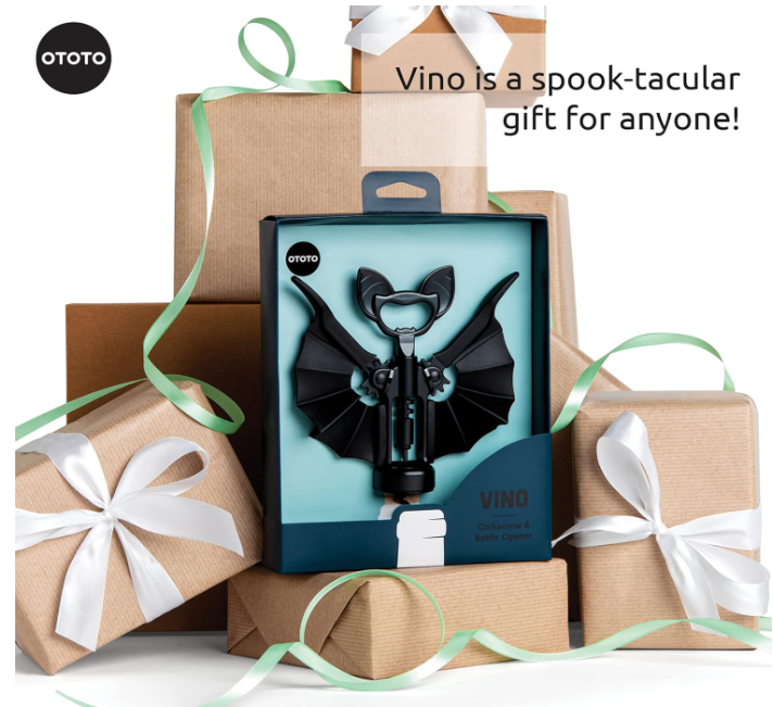 Vino Spooky Bat Wine and Beer Opener