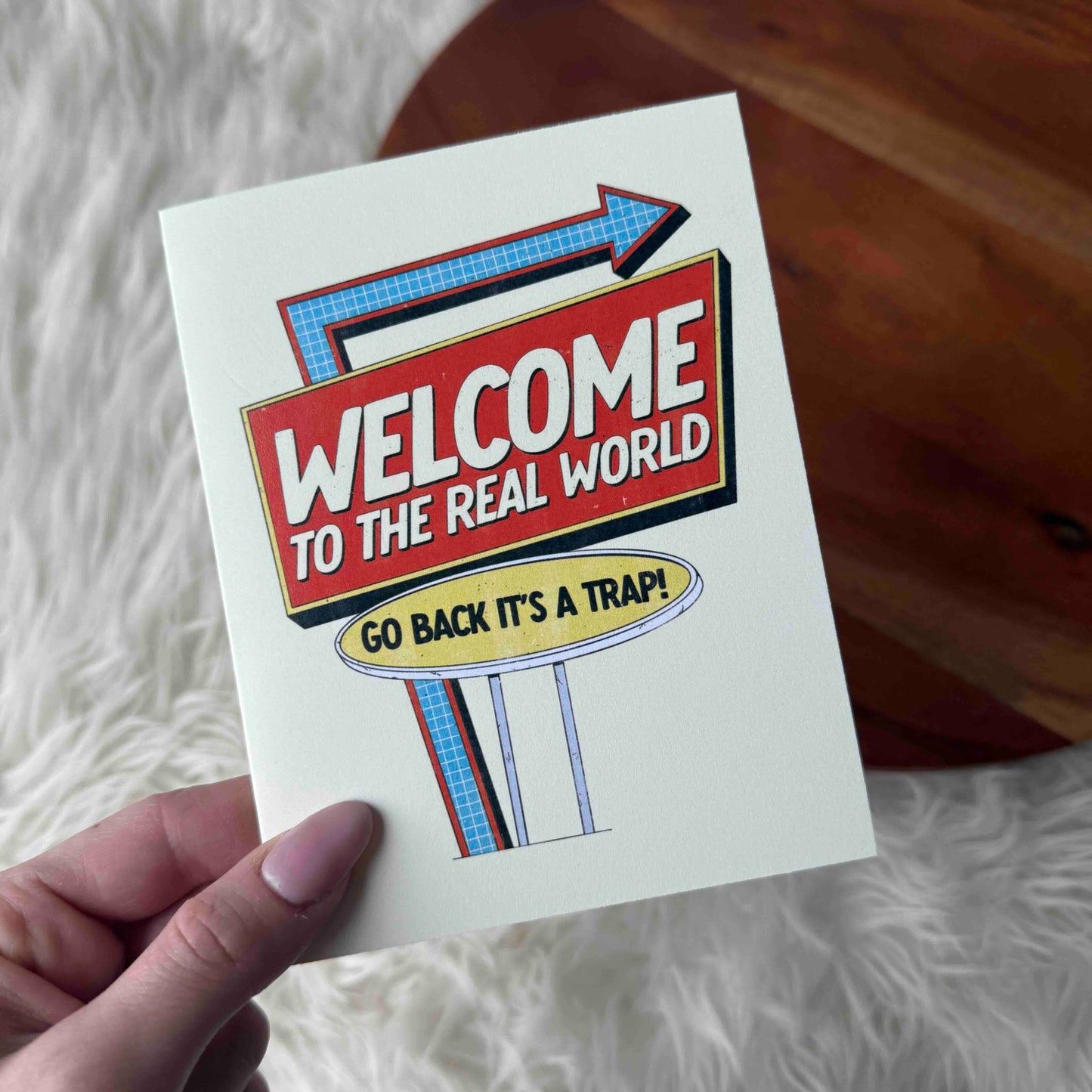 Real World Graduation Card